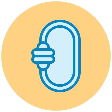 Mıknatıs Web simgesi basit illüstrasyon