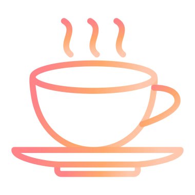 Çay. Web simgesi basit illüstrasyon 