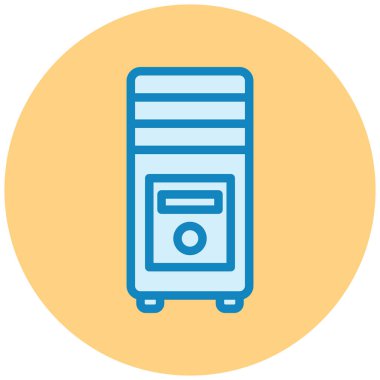 Dolap. Web simgesi basit illüstrasyon