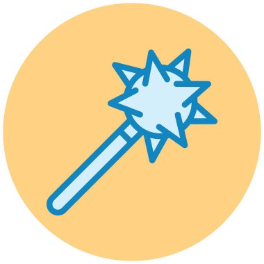 Topuz simgesi, vektör illüstrasyonu basit tasarım