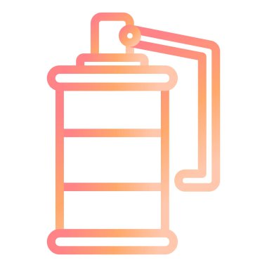 Duman Bombası modern ikon vektör illüstrasyonuName 