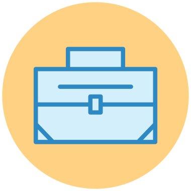 Çanta. Web simgesi basit illüstrasyon