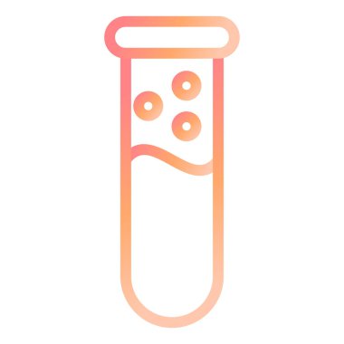 Test tüpleri modern simge vektör çizimi 