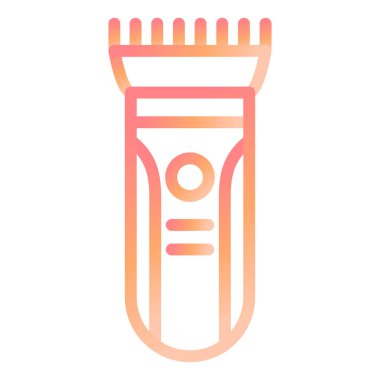 Saç makası. Basit illüstrasyon