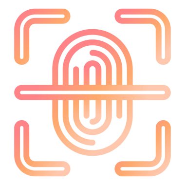 Modern simge vektör resimlemesini tara 