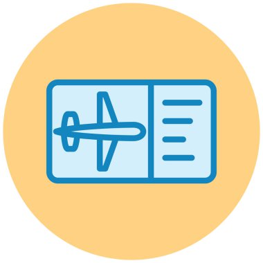 Seyahat. Web simgesi basit illüstrasyon