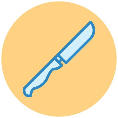 Bıçak. Web simgesi basit illüstrasyon