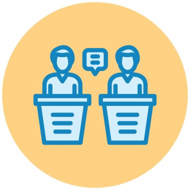 İnsanlar. Web simgesi basit illüstrasyon