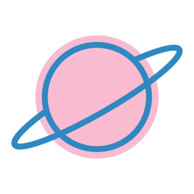 Uzay simgesi vektör illüstrasyonu