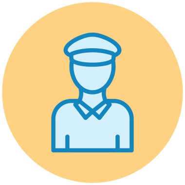 Bir insan simgesinin vektör illüstrasyonu