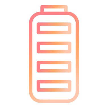 Pil. Web simgesi basit illüstrasyon