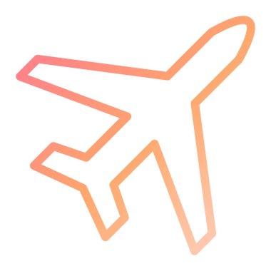 uçak modern simge vektör illüstrasyonu 