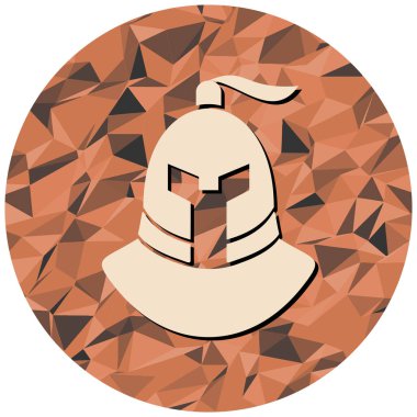 Modern simge işaretinin vektör illüstrasyonu.