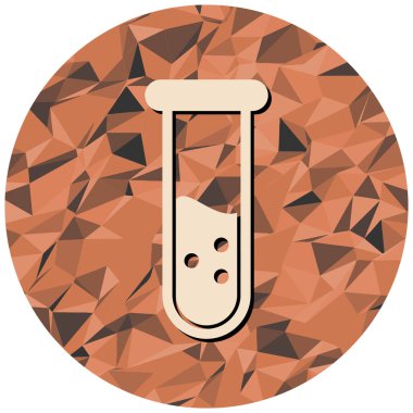 Bir cam şişe simgesinin vektör çizimi