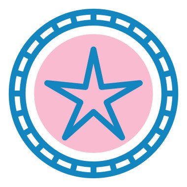 Yıldız. Web simgesi basit illüstrasyon