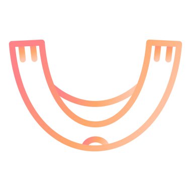 Mouth Guard modern ikon vektör çizimi 