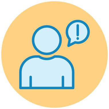 kullanıcı. Web simgesi basit illüstrasyon