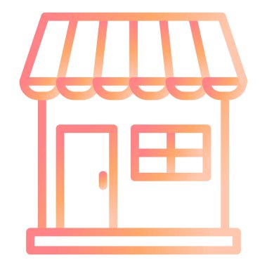 Fırın Dükkanı Modern ikon vektör illüstrasyonu 