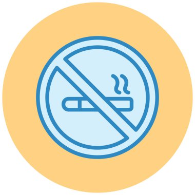 Sigara içmek yok. Basit resimleme