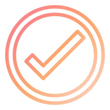 işaret simgesini işaretle, vektör illüstrasyonu