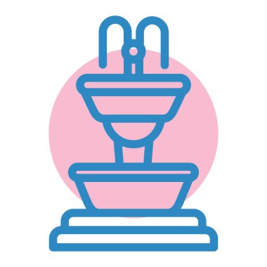 Mutfak aletleri simgesinin vektör çizimi