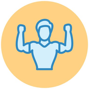 Zindelik. Web simgesi basit illüstrasyon