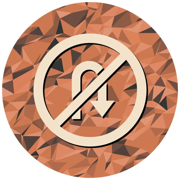 Modern yol simgesinin vektör illüstrasyonu