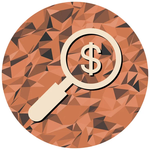 Büyüteç simgesi. vektör illüstrasyonu