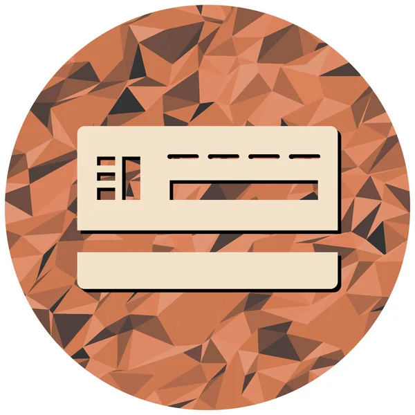 İzole edilmiş simge renkli düğmenin çizimi