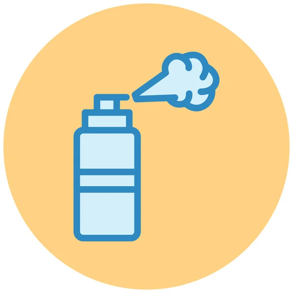 Spray Ícone Web Ilustração Simples — Vetor de Stock