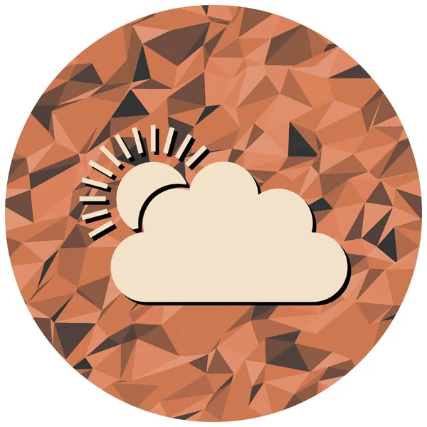 bulut simgesi, vektör illüstrasyonu