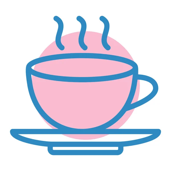 Taza Vector Icono — Vector de stock