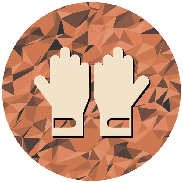 Eller simgesi. vektör illüstrasyonu