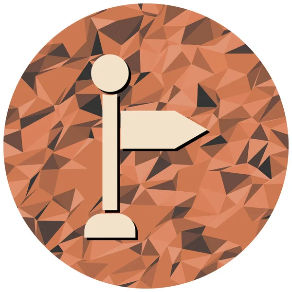 Yönlendirme simgesi. vektör illüstrasyonu