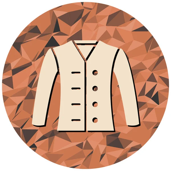 moda ceket vektör simgesi