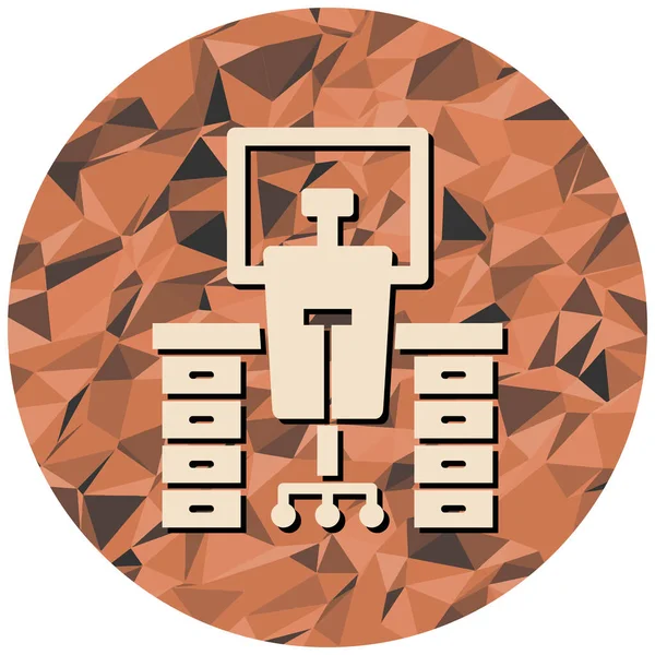 Basit vektör illüstrasyonu, web simgesi 