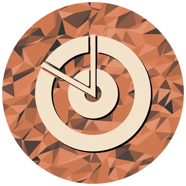 hedef simge vektör illüstrasyonu