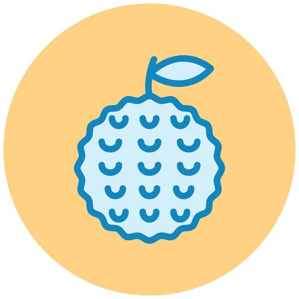 Drachenfrucht Web Symbol Einfache Illustration — Stockvektor