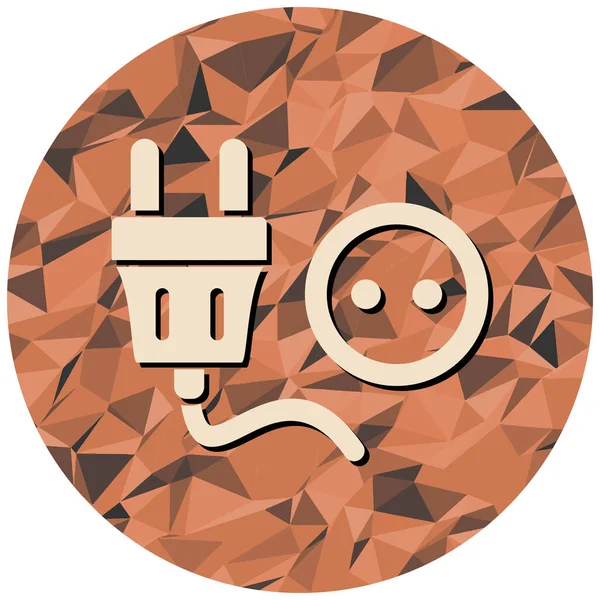 Bir dolgu simgesinin vektör illüstrasyonu