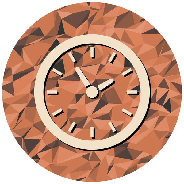 Icono Del Reloj Tiempo Ilustración Símbolo Signo Vector Aislado — Vector de stock