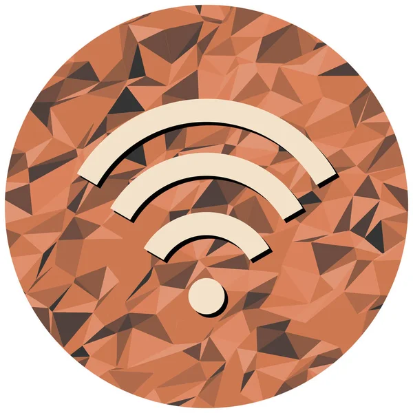 Kablosuz ağ simgesi. düz dizayn biçimi 10