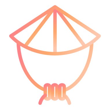 Bir kuş simgesinin vektör illüstrasyonu