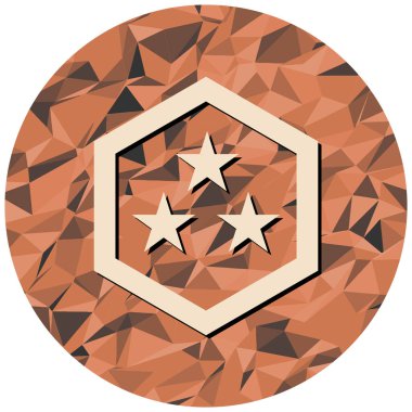 Yıldız. Web simgesi basit illüstrasyon