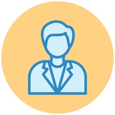 avatar. Web simgesi basit illüstrasyon