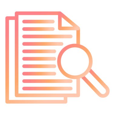 araştırma simge vektör çizim