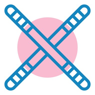 Beyzbol. Web simgesi basit illüstrasyon