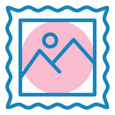 resim simgesi vektör illüstrasyonu