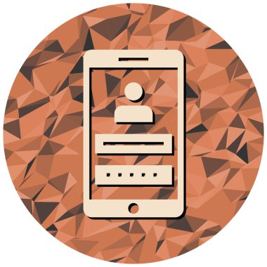 cep telefonu simgesi. web tasarımı için akıllı telefon vektör simgelerinin düz çizimi