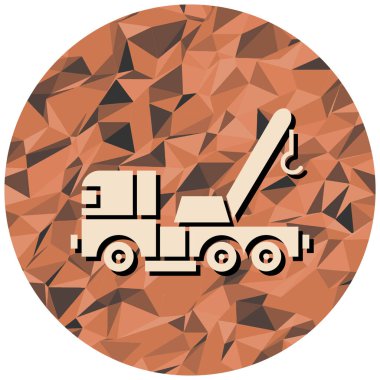 Vinçli bir kamyonun çizimi