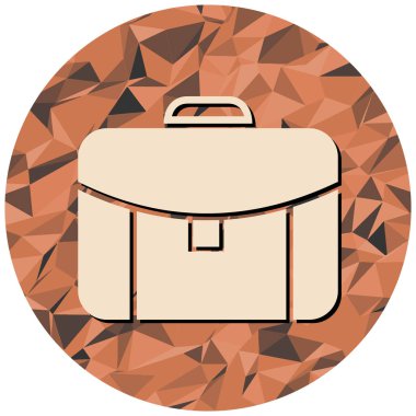 evrak çantası ikonu vektör illüstrasyonu